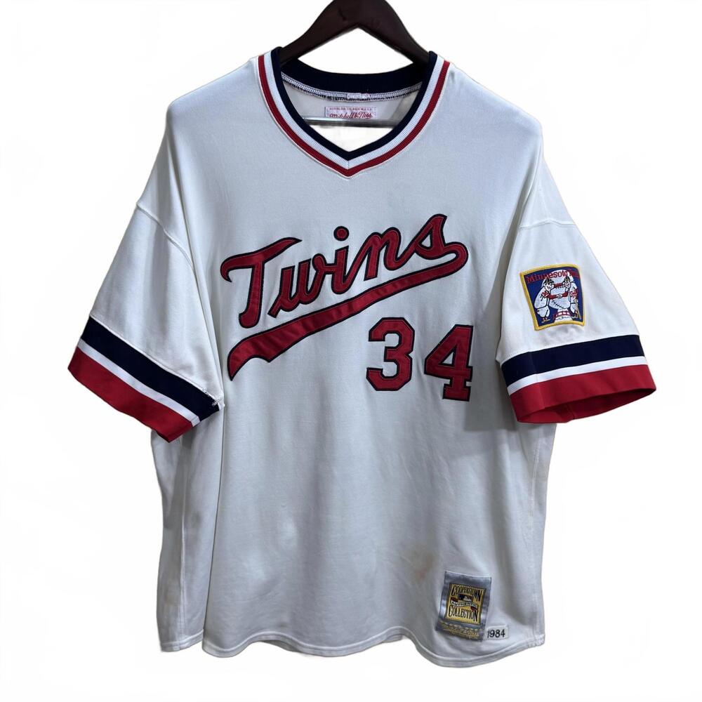 Mitchell & Ness Authentic Minnesota Twins Kirby Puckett 34 Jersey 1984 USA